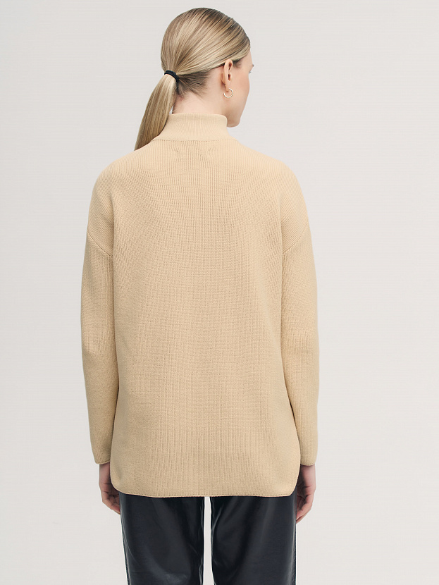 Райди джемпер трикотажный (песочный, 44-46)