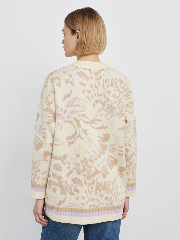 Гарда кардиган трикотажный (кремовый, 44-46)