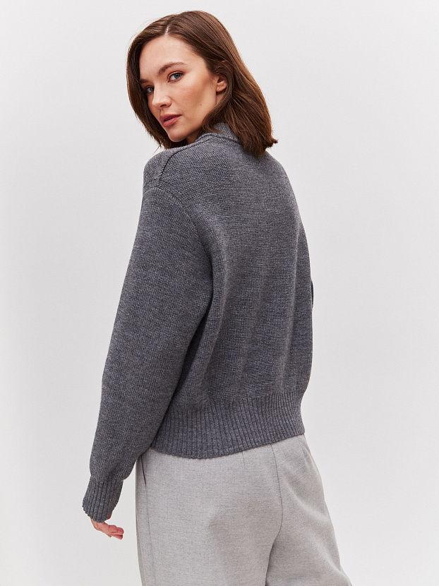 Эльба джемпер (бомбер) трикотажный (маренго, 44-46)