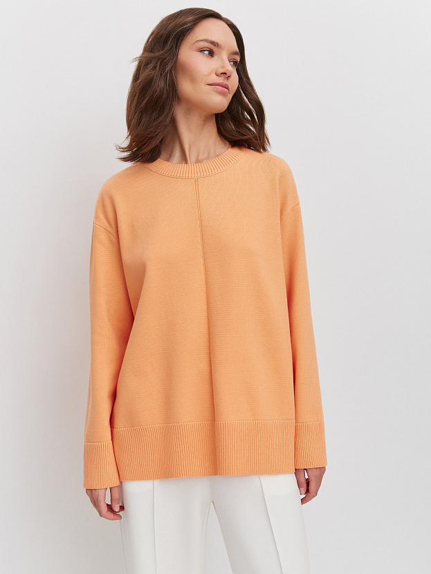 Астрид джемпер трикотажный (абрикосовый, 44-46)