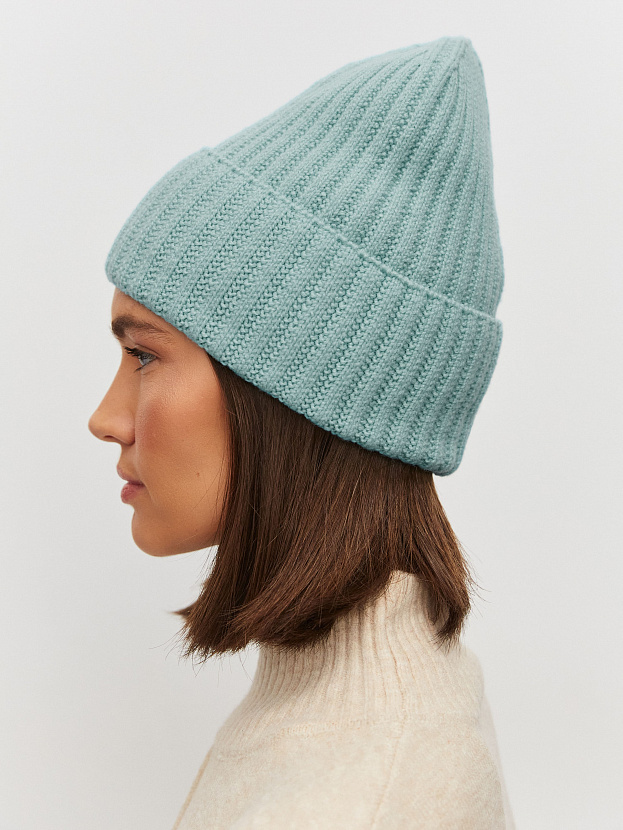 Лайт2 шапка трикотажная (бледно-бирюзовый, 56-58)