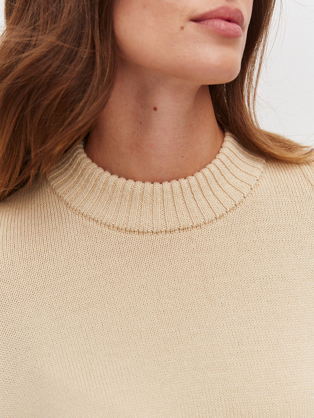 Кураж джемпер трикотажный (кремовый, 44-46)