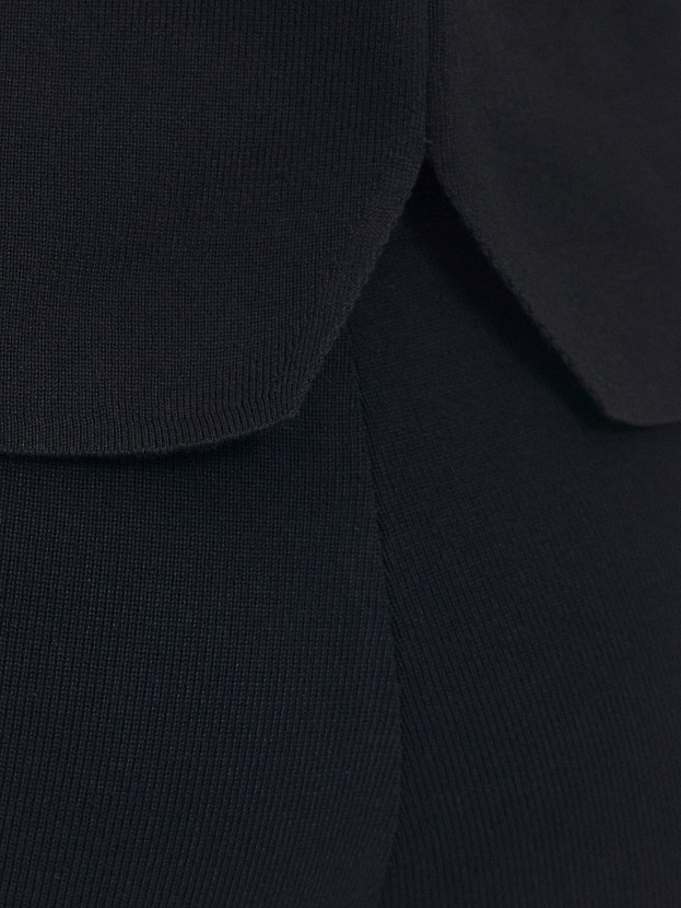 Тиффани жилет трикотажный (черный, 44-46)