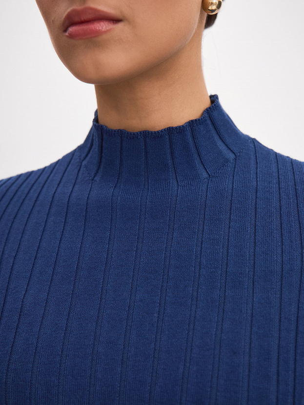 Дайси водолазка трикотажная (темно-синий, 44-46)