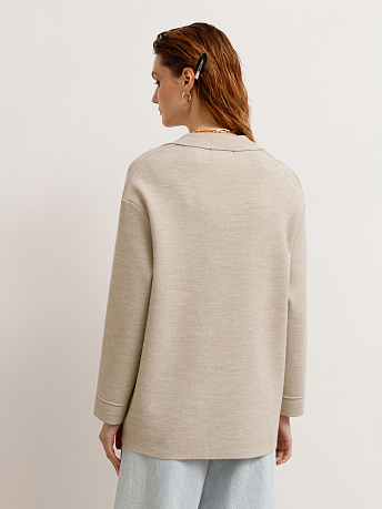 Пиджак двубортный из шерсти мериноса Фарго