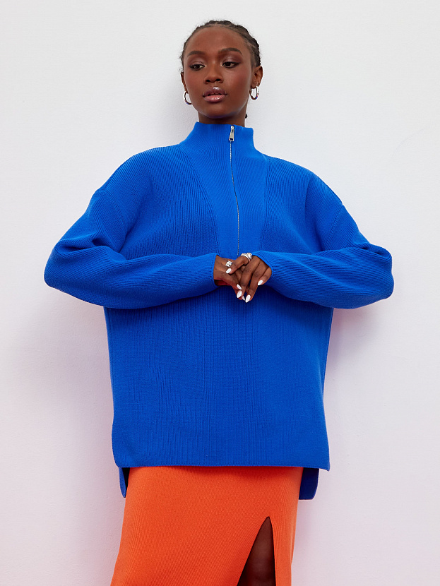 Райди джемпер трикотажный (ультрамарин, 44-46)