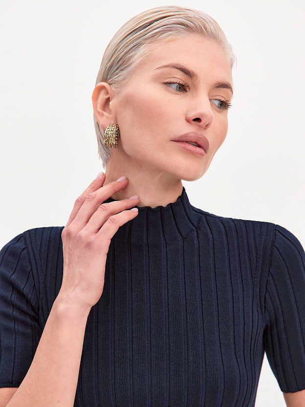 Феникс водолазка трикотажная (темно-синий, 44-46)