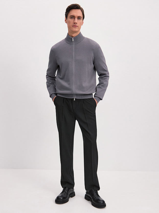 Ларго кардиган трикотажный (т.серый, 48/176-182)