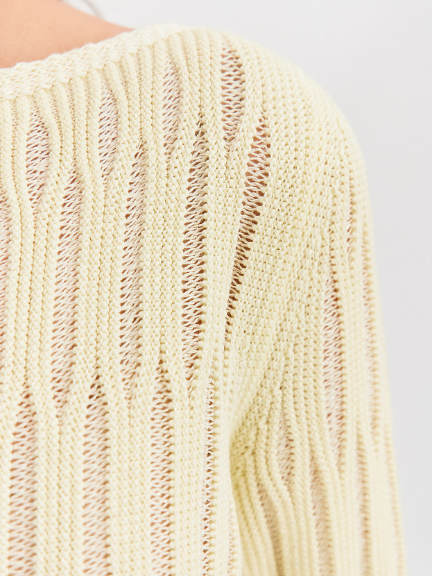 Альфа джемпер трикотажный (бледно-желтый, 40-44)