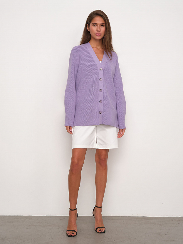 Родос кардиган трикотажный (лавандовый, 44-46)