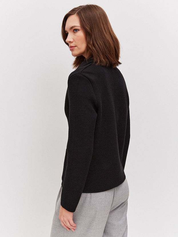 Аврора жакет трикотажный (черный, 44-46)