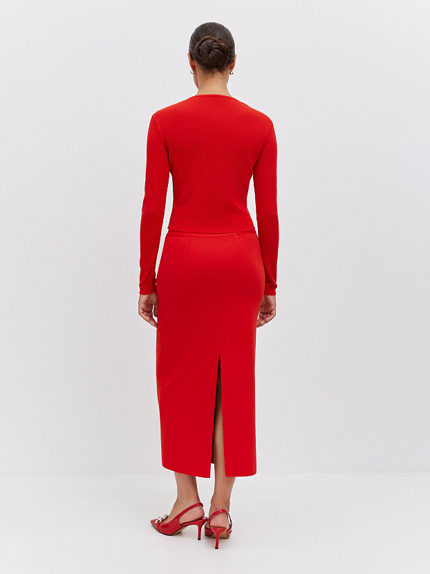 Матрикс юбка трикотажная (красный, 44-46)