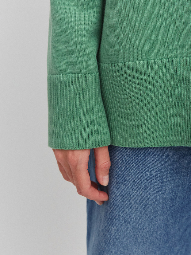 Астрид джемпер трикотажный (зеленый, 44-46)