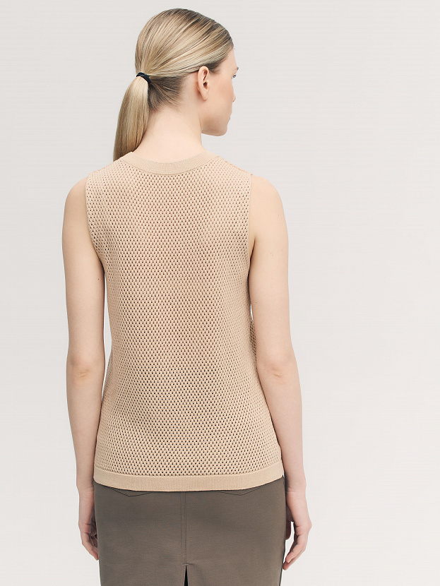 Мусс майка трикотажная (песочный, 44-46)