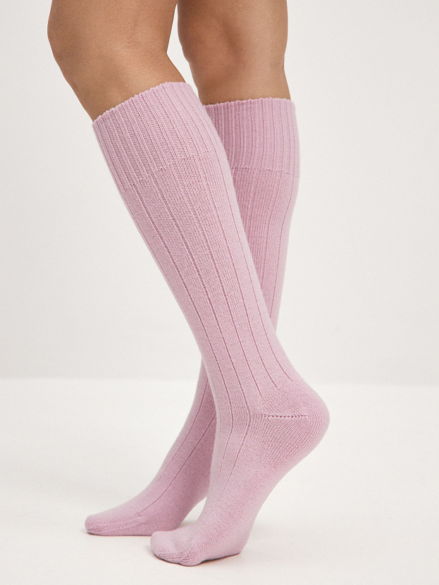 Гольфы трикотажные Степ (розовая камелия, 36-40)