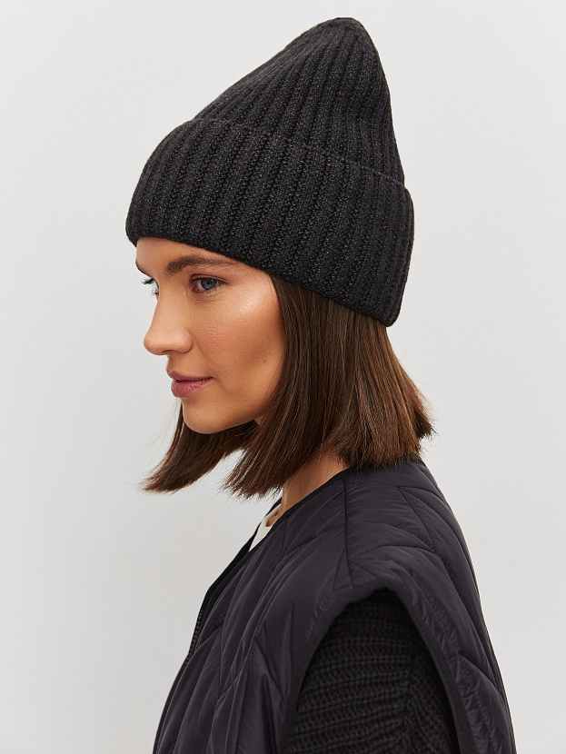 Лайт2 шапка трикотажная (серо-черный, 56-58)