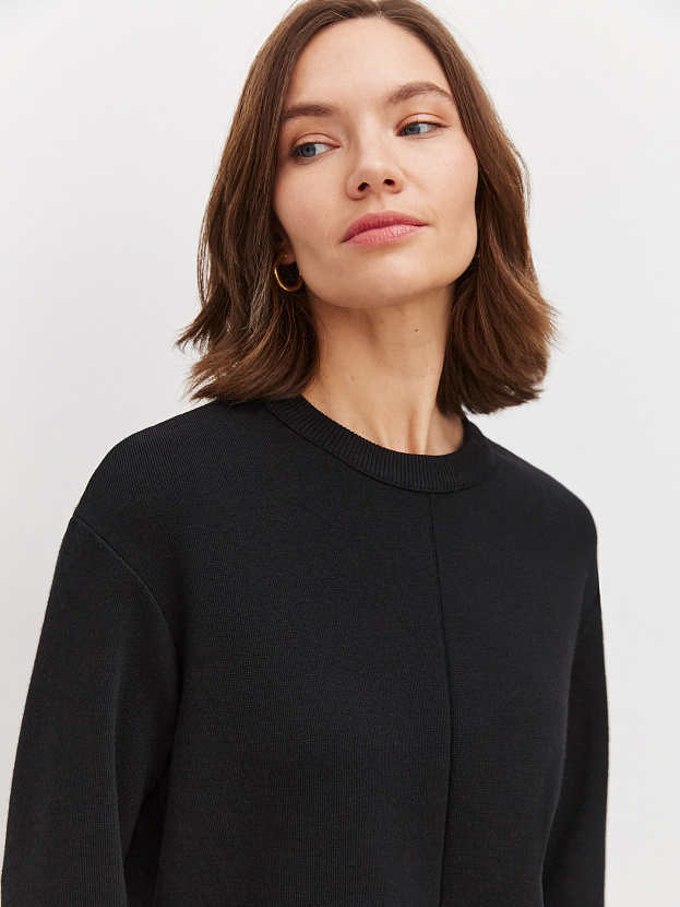 Меридиан джемпер трикотажный (черный, 44-46)