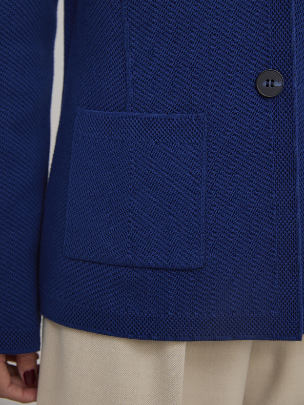 Рута жакет трикотажный (т.синий, 46)