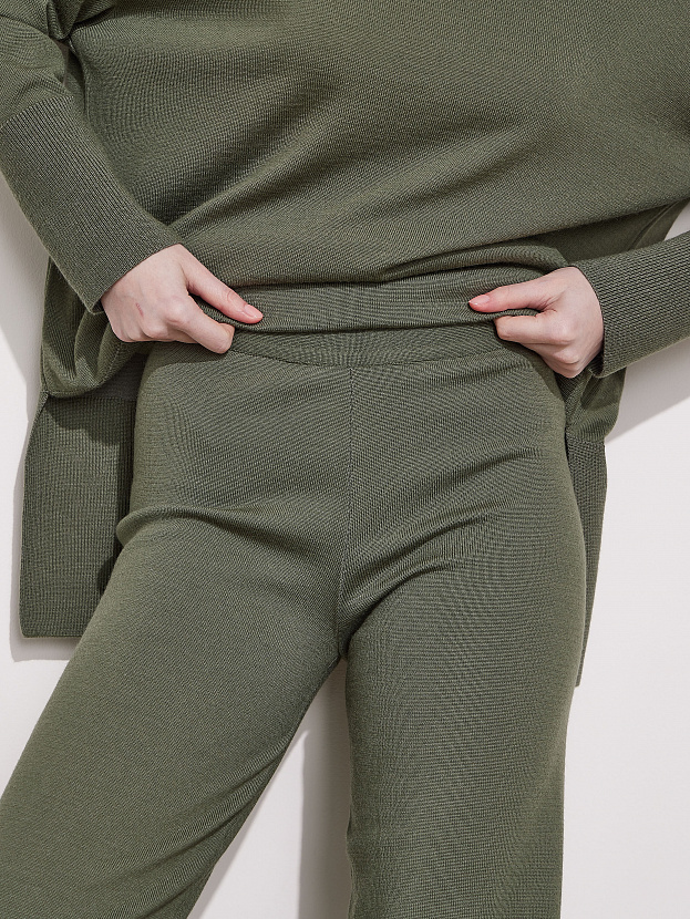 Сатурн костюм (джемпер+брюки) трикотажный (хаки, 40-42/164-170)