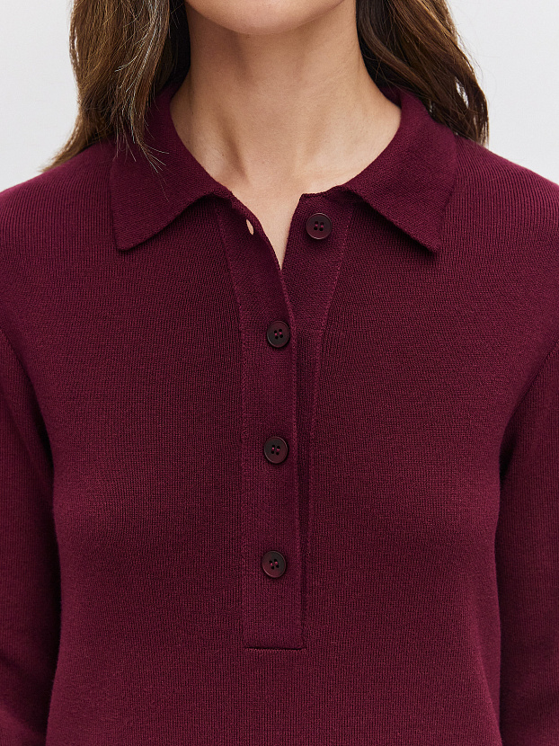 Сатори платье трикотажное (бордо, 44-46)