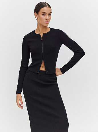 Жакет укороченный на молнии Соул