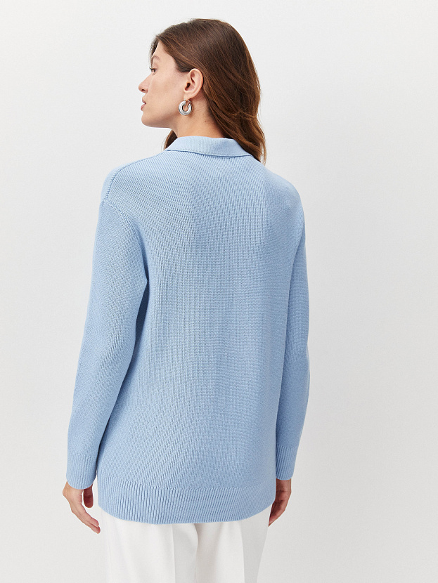 Лира кардиган трикотажный (голубой, 44-46)