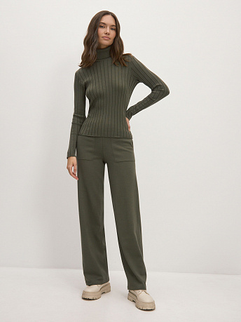 Водолазка из шерсти мериноса и вискозы Веста