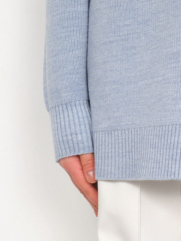 Блюз кардиган трикотажный (св.голубой, 44-46)