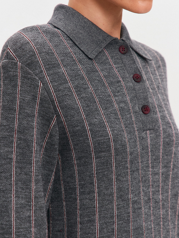 Генри джемпер (поло) трикотажный (маренго, 44-46)