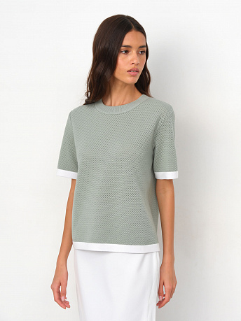 Футболка с акцентной полоской Элмонд