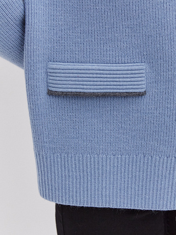 Кардиган из шерсти мериноса и мохера Амега