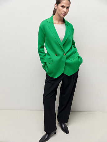 Пиджак двубортный из хлопка Монако