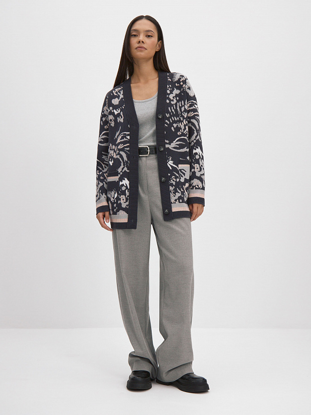 Гарда кардиган трикотажный (серый, 44-46)