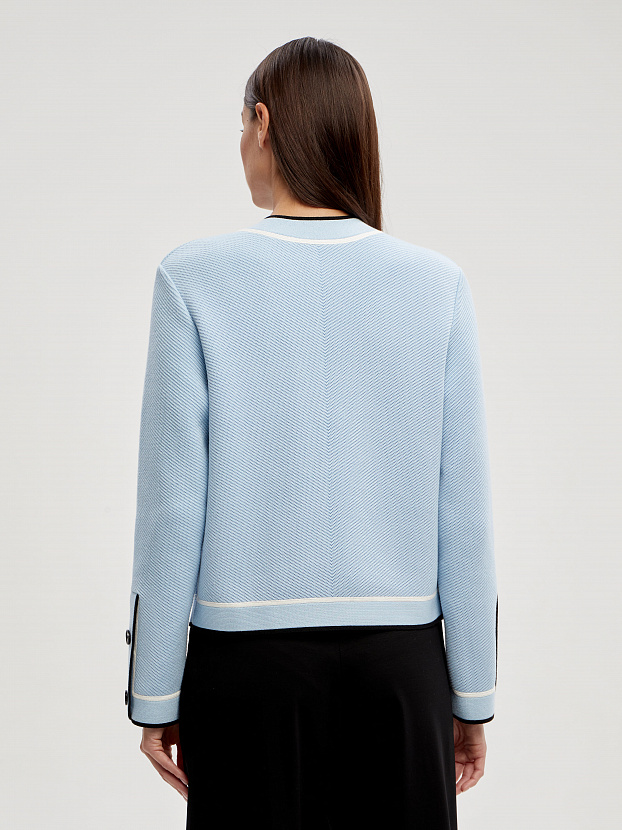 Майя жакет трикотажный (св.голубой, 46-48)