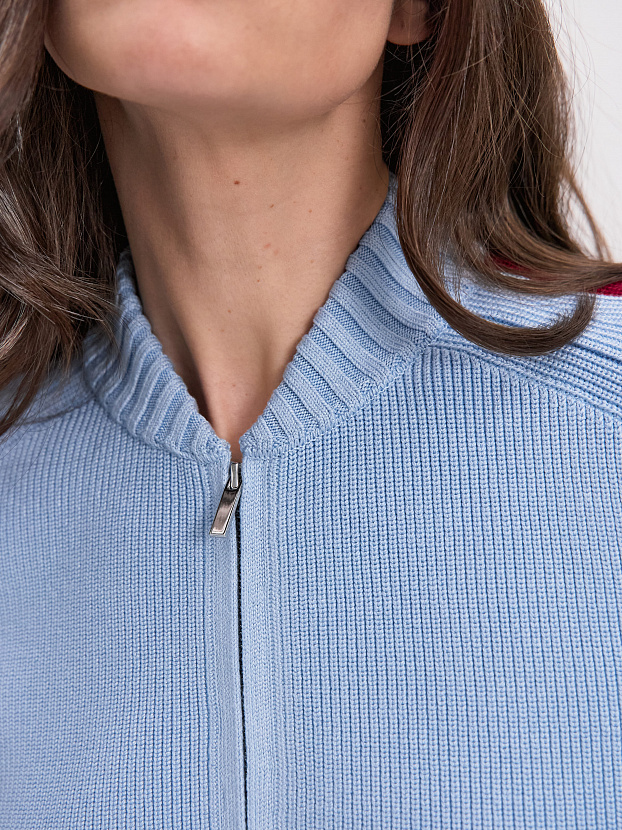 Энджел джемпер (бомбер) трикотажный (голубой, 44-46)