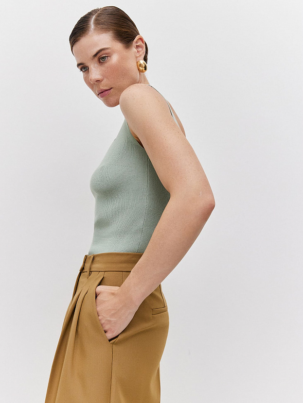 Илария майка трикотажная (светло-зеленый, 44-46)