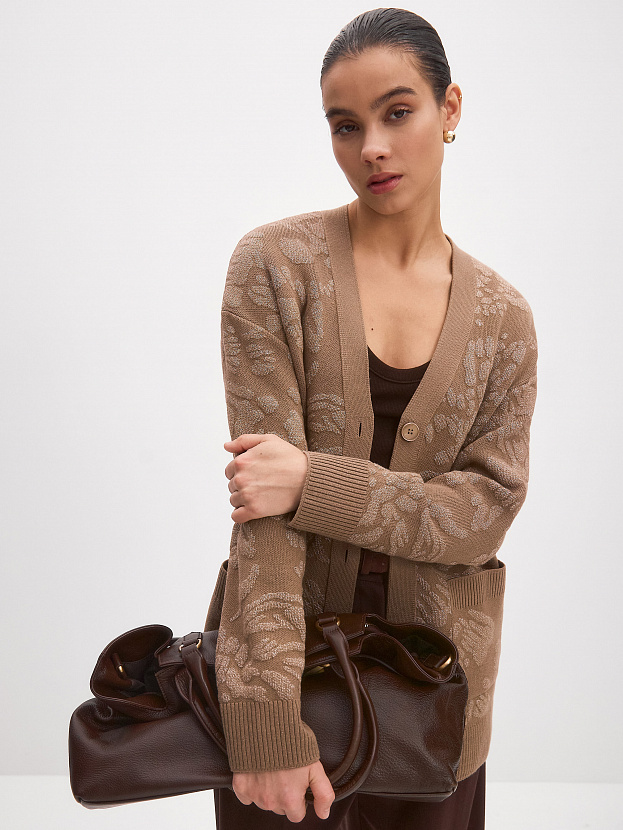 Орли кардиган трикотажный (какао, 44-46)