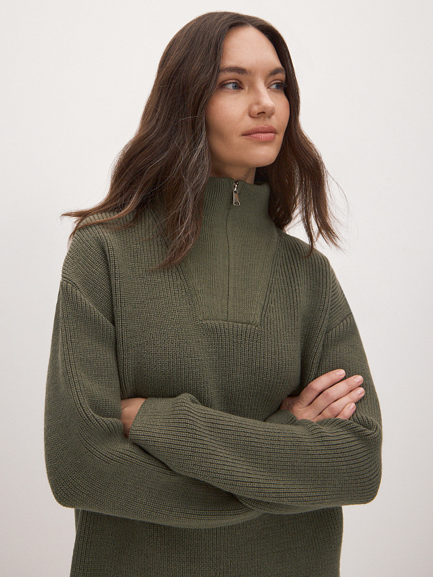 Ридми джемпер трикотажный (оливковый, 44-46)