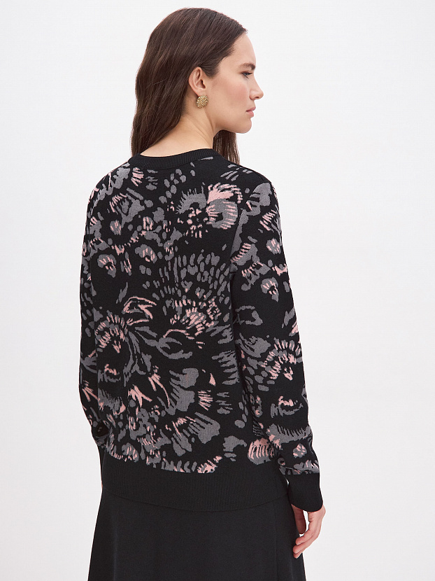 Мадлен джемпер трикотажный (черный, 44-46)