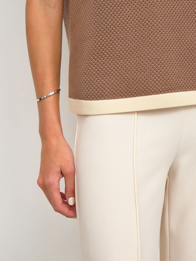 Элмонд джемпер (футболка) трикотажный (какао, 44-46)