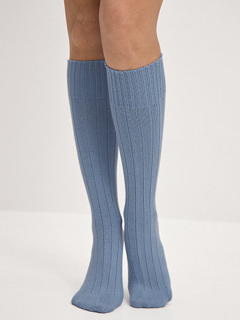 Гольфы трикотажные из шерсти мериноса Степ