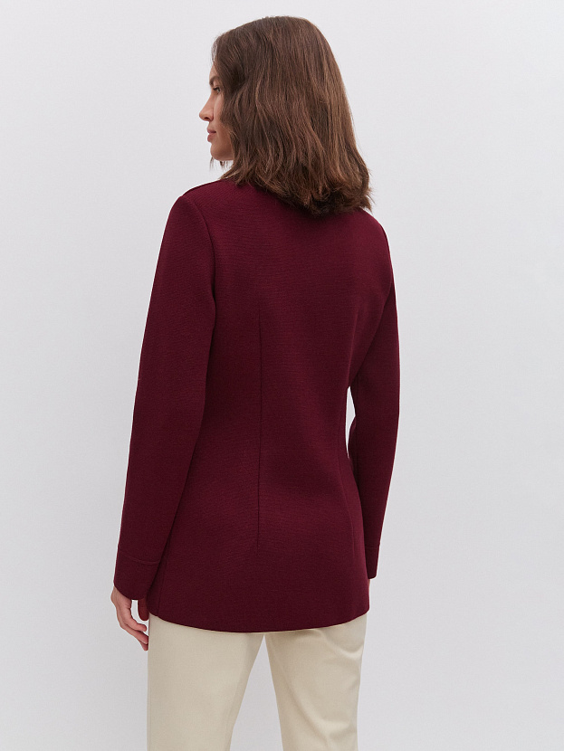 Диор жакет трикотажный (бордо, 46)