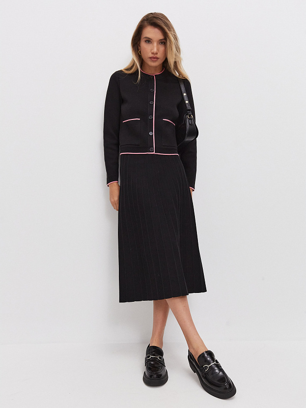 Тахо юбка трикотажная (черный, 44-46)