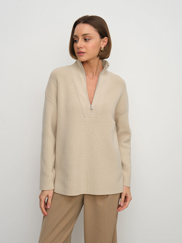 Голди джемпер трикотажный (кремовый, 44-46)