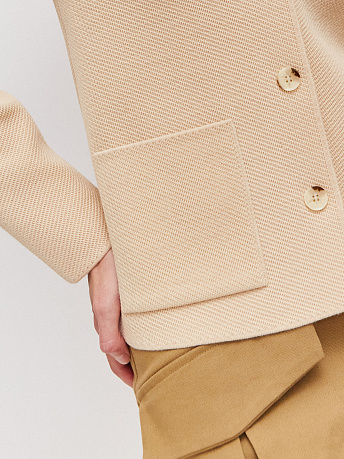 Жакет из шерсти мериноса Аврора