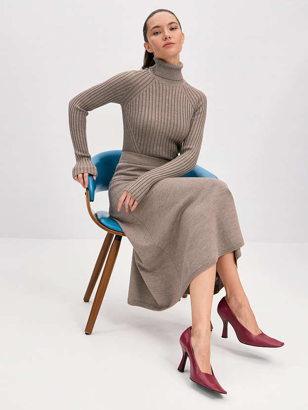 Люси водолазка трикотажная (какао, 44-46)